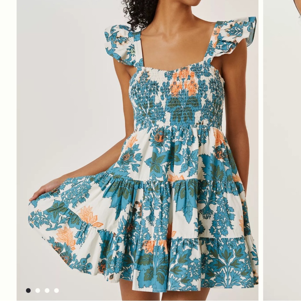 Floral Sweetheart Mini Dress